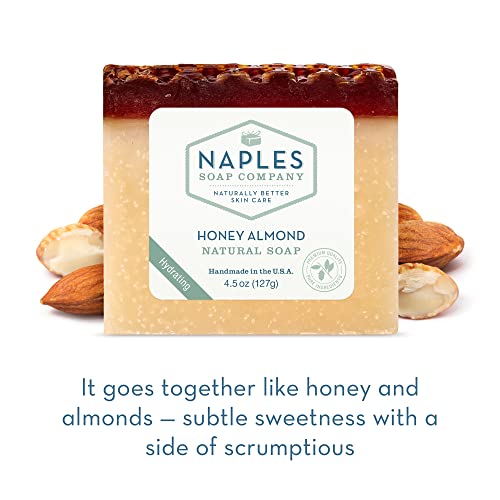 NAPLES SOAP Company Bomba de faróis de karité natural e sabão de azeite-barra de sabão rica em antioxidantes