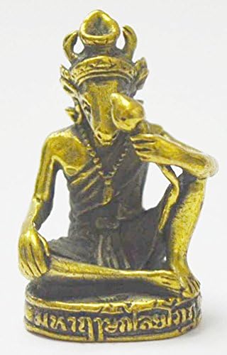 Hermit Amulets Pingentes Porgae Hermit Lersi Guru Professor Tailandês Sabedoria Amuleta Mini talismã Tailândia