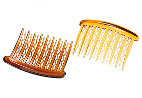 PENTA ANGL 6PCS PLÁSTAL Hair lateral Combs Clipe de gancho de cabelo com dentes Acessórios de cabelo para