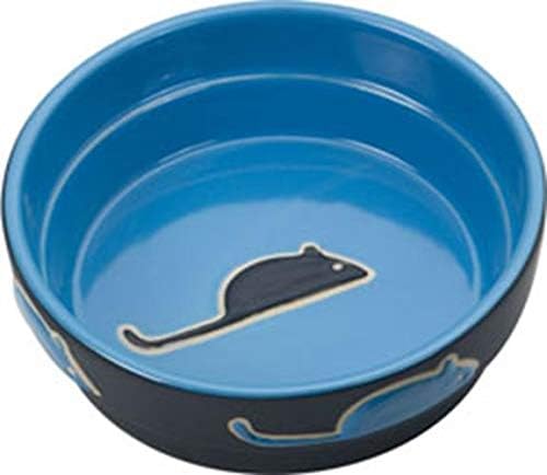 Produtos éticos de animais de estimação CSO6895 Fresco Cat prato, 5 polegadas, azul
