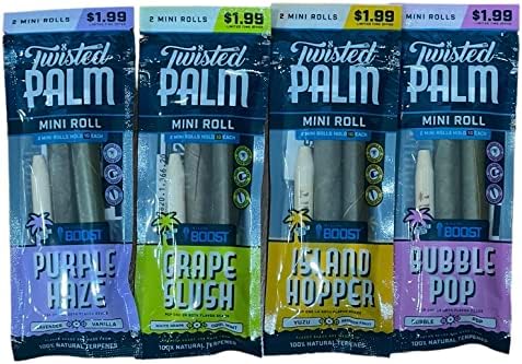 Twisted Palm Mini Rolls Variety Combo 4 Packs + RSV Scoop Card