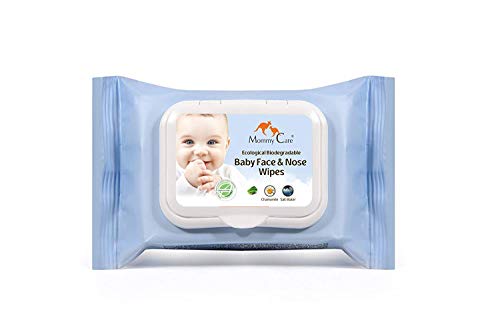 Mommy Care Face Baby e Nariz Limpos Orgânicos Biodegradável Eco Limpo de Nariz de bebê - Cuidados infantis