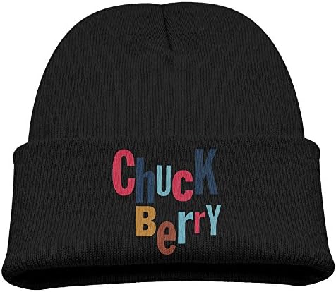 ESM Caps Chuck Berry Logo Child Classic Black Beanie Cap Beanie Slouchy