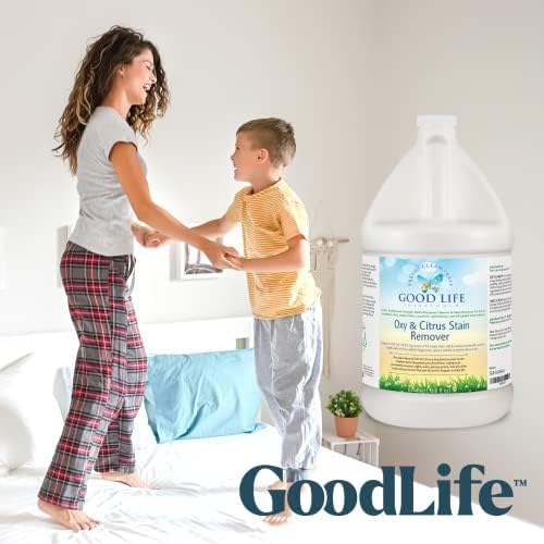 Good Life Solutions Spray de limpeza para todos os fins - Limpador de superfície de superfície baseado em plantas naturais com produtos de limpeza ecológicos para citros, crianças e animais de estimação para a terra, sem fragrâncias adicionadas - 1 galão