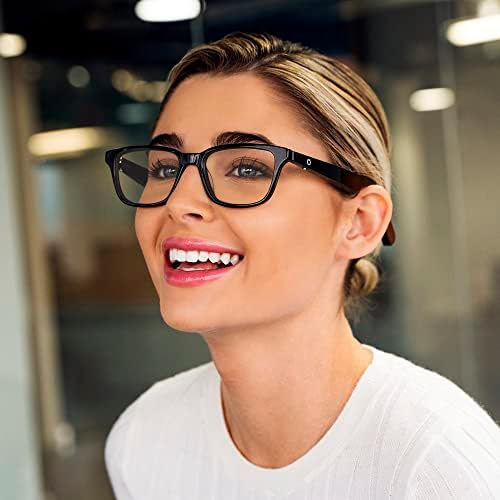Lucyd - óculos de áudio Bluetooth - Óculos inteligentes femininos com proteção à luz azul - orelha