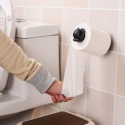 Zldxdp papel higiênico banheiro banheiro plástico papel higiênico portador de banheiro de banheiro de cozinha montada na parede Acessórios da prateleira de toalha de papel suporte de papel