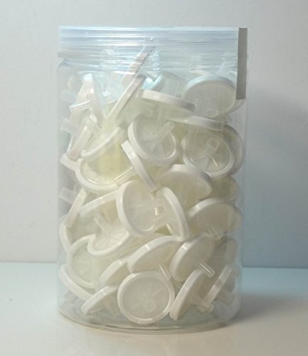 Pacote de 20 filtros de seringa descartáveis, PTFE, 0,45 μm, 25mm, 2,5 cm, HPLC