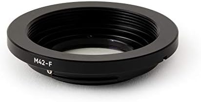 Adaptador de montagem de lentes de urth: compatível para Nikon F Camera Body to M42 Lens