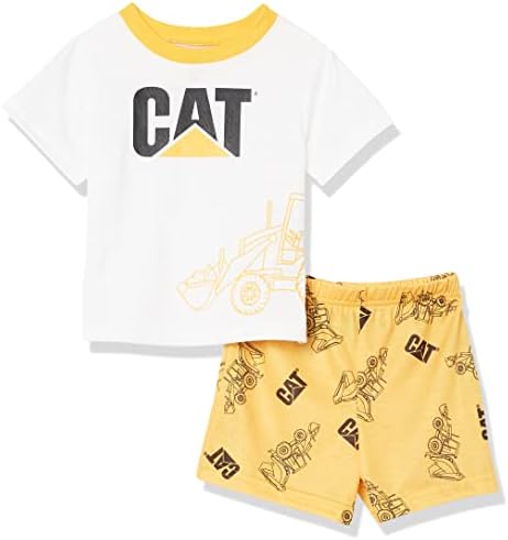 Conjunto de pijamas de 2 peças de 2 peças da Caterpillar Boys