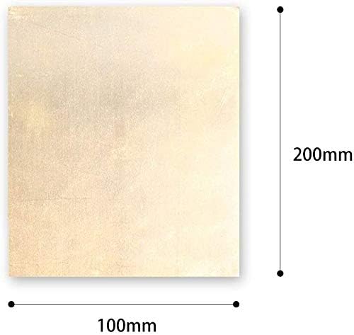 Xunkuaenxuan Metal Capper Foil Felra Metal Off Cortes Prime qualidade H62 Folha de latão, tornando adequado