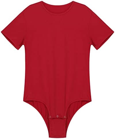 Jeeyjoo Men's Solid Soll Prince Button Button Crotch T-shirts Pijamas Bodysuit