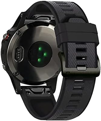 Buday 26 mm 22mm Watch Watch Band para Garmin Fenix ​​6x 6 Pro 5x 5 Plus 3 HR Enduro 935 Silicone EasyFit