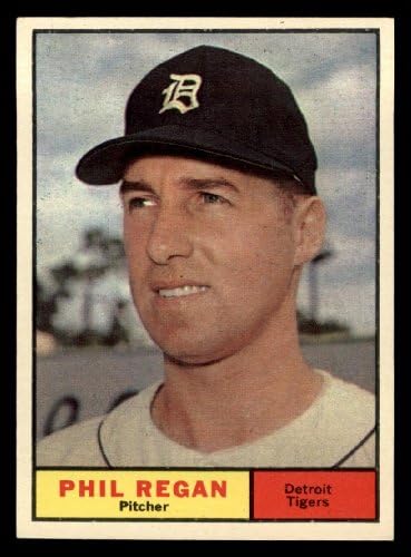 1961 Topps # 439 Phil Regan Detroit Tigers NM/MT Tigers