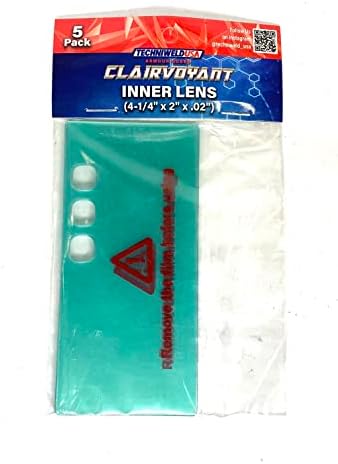 Clairvoyant 2.0 Lente de filtro de escurecimento automático Sombra variável 2x4 com lentes internas de substituição e pacote de baterias sobressalentes