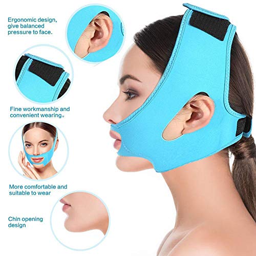 V máscara de linha V, bandagens faciais apertam o levantamento da máscara facial anti -ruga e máscara facial,