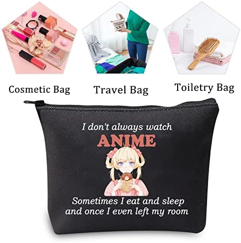 MBMSO Anime Lover Makeup Bag Anime Girl Gifts For Manga Lovers Anime Viagem Cosmética Viagem Anime Fã Presente