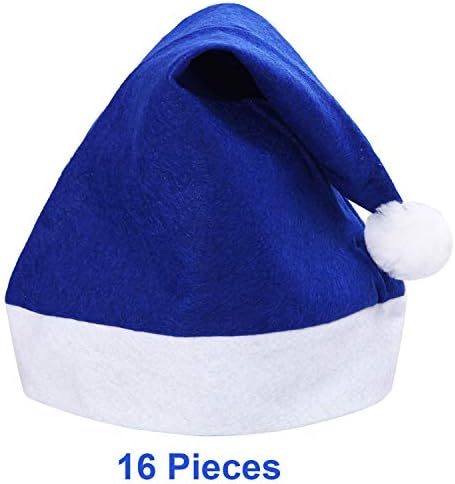 Uratot 16 Pacote de Natal Chapéus de Papai Noel para Trajes de Natal Decoração