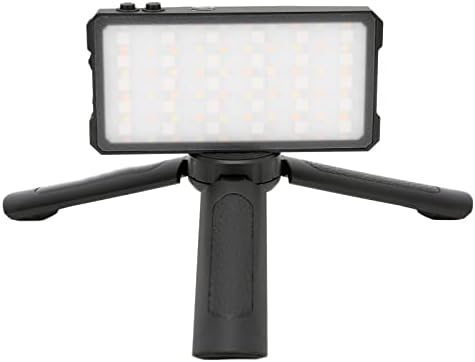 Luzes de vídeo LED, iluminação de fotografia portátil da câmera 5W, 2300mAh 3000K - 6500K Lâmpada de