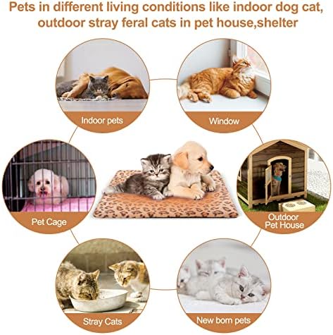 Dirextyk Pet Aqueding almofada para cão temperatura de gato ajustável aquecida casas de tapa mais quente com