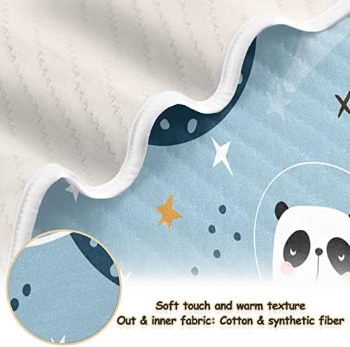 Kigai que saberia pandas cobertor de bebê macio macio e leve e respirável cobertor para meninos e meninas