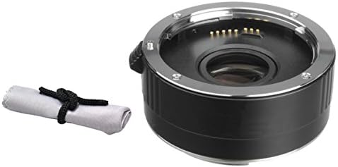 Nikon D40 2X Teleconverter + NWV Pano de limpeza de microfibra direta.