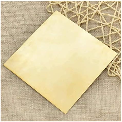 Nianxinn Capper Sheet Metal Brass Cu Metal Folha placa de papel alumínio fácil de ser cortada