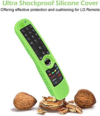 Caso remoto de evahom para LG AN-MR21GA / An-MR21GC, LG Magic Remote 2021 Tampa com anti-Shock Anti-Slip,