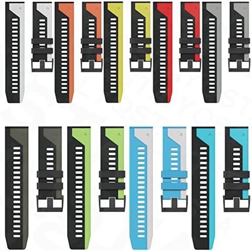 EEOMOIK Sport Silicone Watch Band Band Screp para Garmin Fenix ​​6x 6 Pro 5x 5 mais 3 h Smartwatch