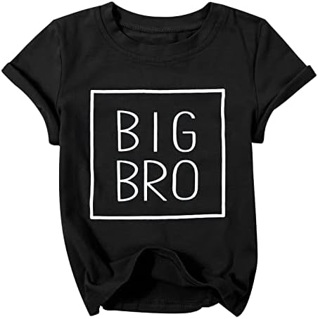 Mnlybaby Big Brother Camisa Criança Baby Garoto Promovido a Big Brother Anúncio Tshirt Roupas