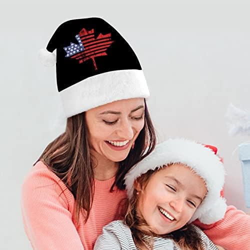 Tampa do Maple da bandeira dos EUA chapéus de natal a granel Chapéus de Natal para férias