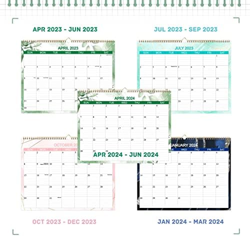 2023-2024 Calendário de parede, 8,5 x 11 polegadas, maio de 2023 a junho de 2024, calendário mensal