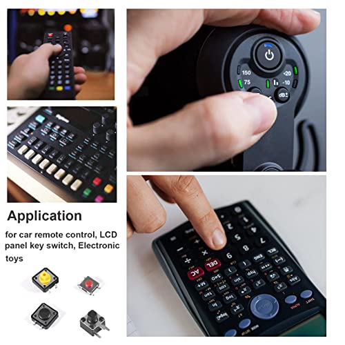 Diitao 250pcs 25 Valores Chave de botão tátil Micro Momentário Tato Kit de Andição de Tato 4 Pin/3 Pin/2 Pin