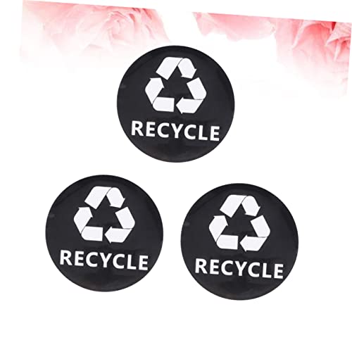Doitool calcomanias para carro sinal de carro preto símbolo de logotipo de reciclagem Incentive