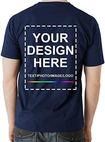 Camiseta personalizada Design de suas próprias camisetas de tee impressa e traseira para homens/mulheres,