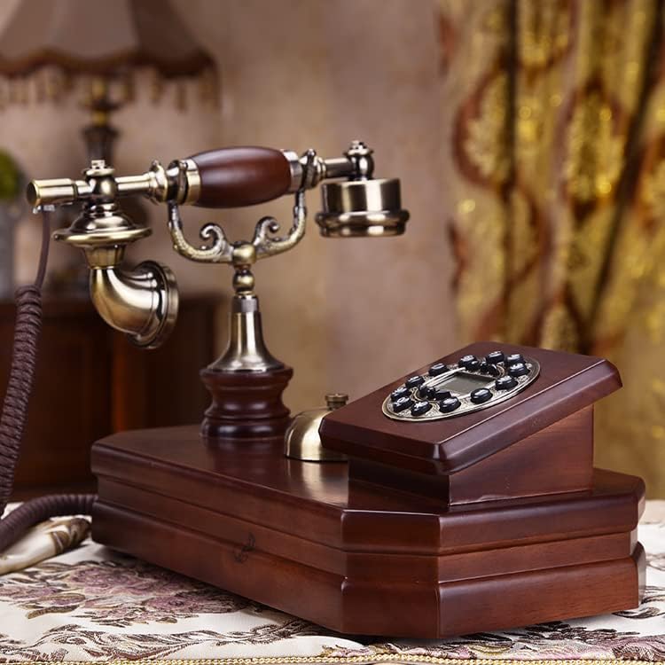Telefone retrô de estilo europeu Decoração clássica Dial Classic Home Desk American Rotary Office Phone