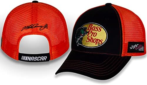Bandeira quadriculada Esportes de NASCAR 2023 Hat de patrocinador adulto - Capace de beisebol de malha de corrida automotiva ajustável