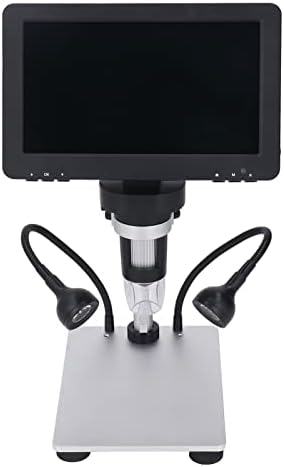 Microscópio digital LCD de 7 polegadas 1200X Microscópio eletrônico de solda Microscópio digital de alta definição com luz de preenchimento externa para adulto