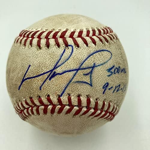 David Ortiz 500º Home Run Game Assinado Fanatics de beisebol usado e Holograma MLB - MLB Autografed Game Usado