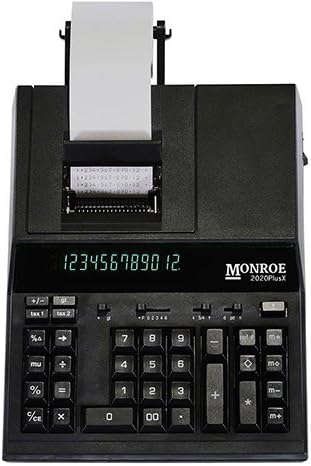 Calculadora de impressão em serviço médio de Monroe 2020plusx para profissionais de contabilidade e compras