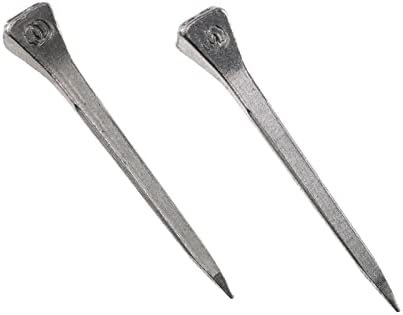 E-Outstanding de 50pcs aço de 1,2 polegada E3 unhas de ferradura, aço de baixo carbono