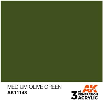 Ak Interactive 3rd Gen Acrylic Medium Green 17ml