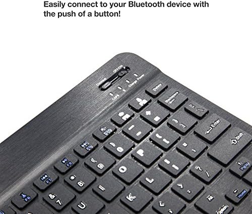 Teclado de onda de caixa compatível com vankyo matrixpad z4 - teclado bluetooth slimkeys, teclado portátil