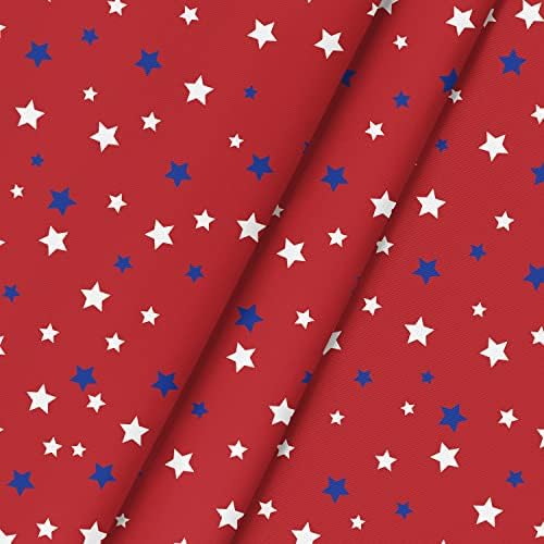 Horaldaily 4 de julho Trepa de mesa de 70x70 polegadas, estrela patriótica American Independence Day