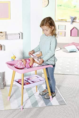 Mesa de troca de bebês - para crianças 3 anos e mais - fácil para mãos pequenas - mesa com suporte de