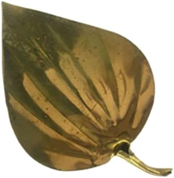 Brass Paan Patta ou folha de betel usada no culto a Lakshmi