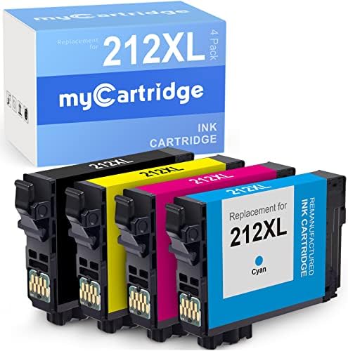 Substituição de cartucho de tinta remanufaturada do MyCartridge para Epson 212xl 212 XL T212XL TINK