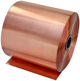 WSABC Pure Copper 99,99% de metal fino fino Material de guilhotina Cut ofy Arts Artes, 3m, 0,05 mm30mm