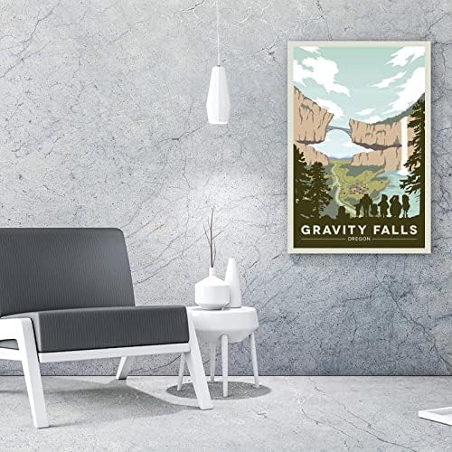 Gravity Falls National Park Poster Canvas Arte da parede Pintura da sala de estar quarto quarto Derro