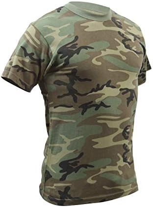 Camisetas camufladas vintage Rothco | Camiseta militar vintage | Camiseta de camuflagem