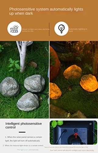 Cadeia de iluminação de pedra artificial Zsqzjj ， Luz solar ao ar livre, luz de ambiente à prova d'água